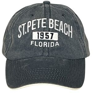 St. Pete, Florida Adjustable Cotton Beach Cap